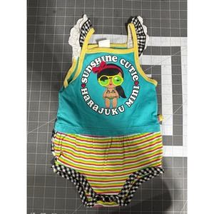 Harajuku Mini for Target Ruffle‎ Butt Flutter Sleeve Romper 18 months